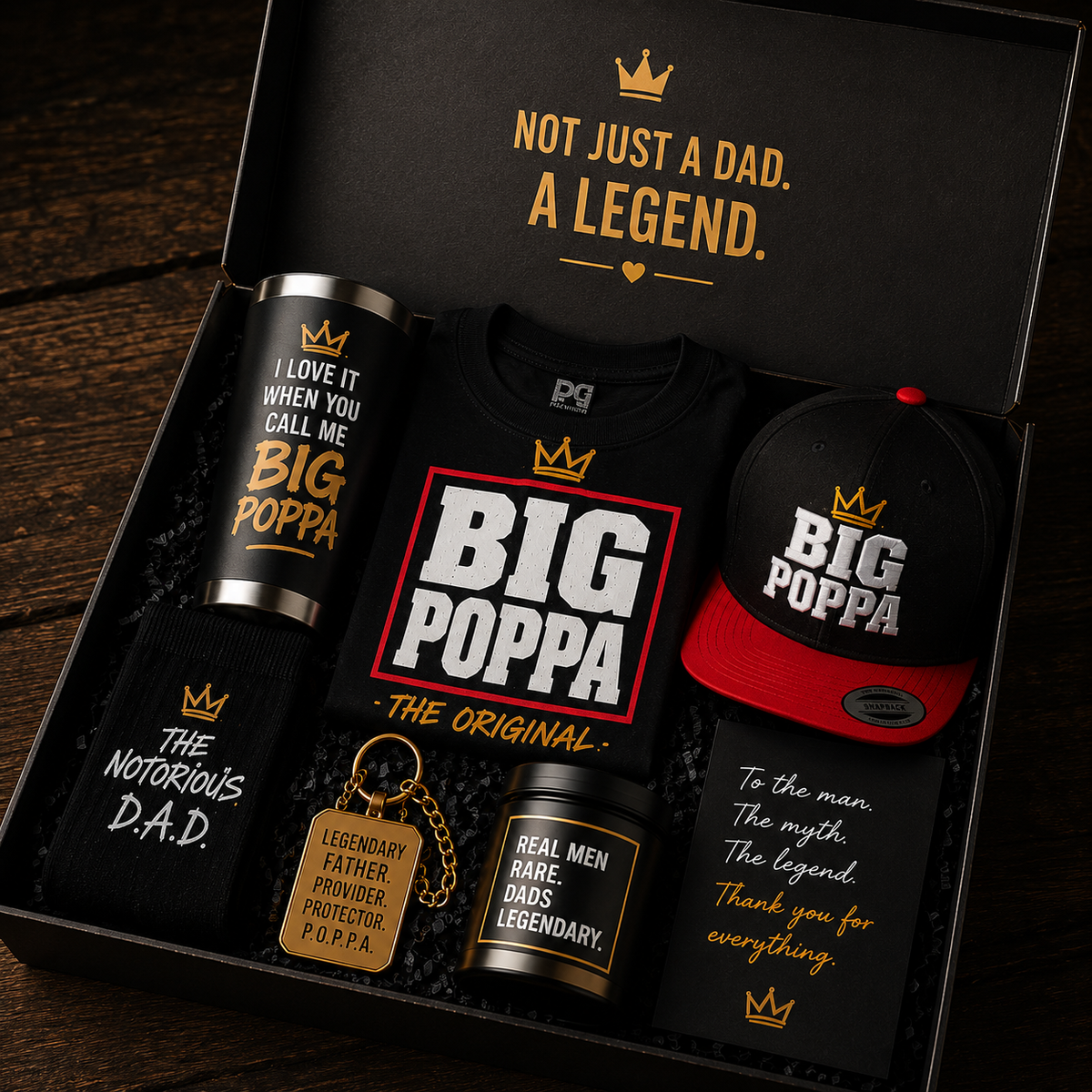BIG POPPA™ Father's Day Gift Box| Hip Hop Inspired Gift Set for