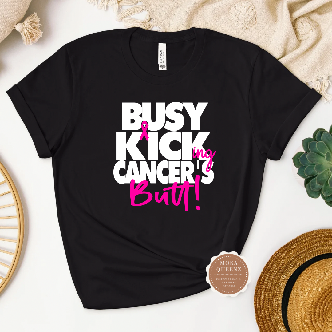Kicking Cancer's Butt Tee | MoKa Queenz Apparel – Mo-Ka Queenz Apparel