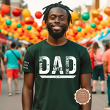 Custom Dad Shirt with Kids' Names on Sleeve
