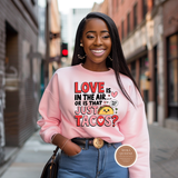 Funny Taco Valentine Sweatshirt | Love Is In The Air Shirt
