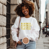 Bamboo Earrings At Least Two Pair Sweatshirt