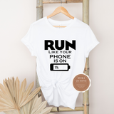 Funny Workout T Shirt | White t shirt with black text