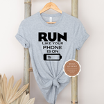 Funny Workout T Shirt | Gray t shirt with black text