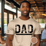 Custom Dad Shirt with Kids' Names on Sleeve