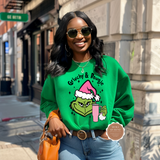 Grinchy and Bougie Christmas Sweatshirt