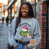 Grinchy and Bougie Christmas Sweatshirt