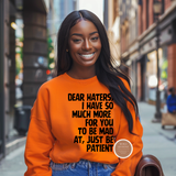 Dear Hater Sweatshirt