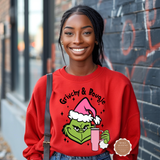 Grinchy and Bougie Christmas Sweatshirt