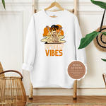 Spooky Vibes Shirt | White Halloween Sweatshirt