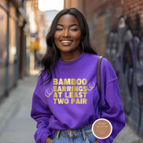 Bamboo Earrings At Least Two Pair Sweatshirt