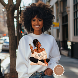 Spiritual Gangster Black Woman Graphic Sweatshirt