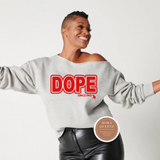 Dope Since 1913 Off The Shoulder Sweatshirt