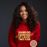 Bamboo Earrings At Least Two Pair Hoodie
