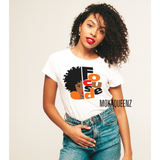 Focused Black Women T Shirt