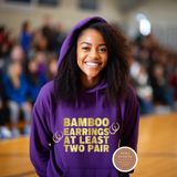 Bamboo Earrings At Least Two Pair Hoodie