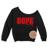 Dope Since 1913 Off The Shoulder Sweatshirt