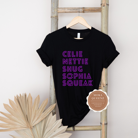 The color 2024 purple t shirt