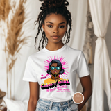 Candy Girl Graphic Shirt | Retro Pop Art Tee for Women
