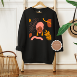 Afrocentric Black Woman Art Sweatshirt