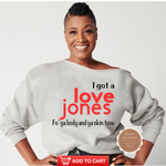 Love Jones Off The Shoulder Sweatshirt