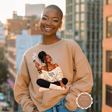 Spiritual Gangster Black Woman Graphic Sweatshirt