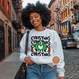 Christmas Hand Heart Sweatshirt