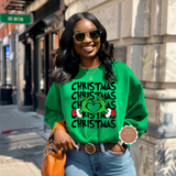Christmas Hand Heart Sweatshirt