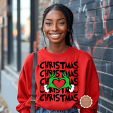 Christmas Hand Heart Sweatshirt