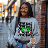 Christmas Hand Heart Sweatshirt