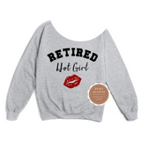 Retired Hot Girl Off The Shoulder Shirt