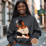 Spiritual Gangster Black Woman Graphic Sweatshirt