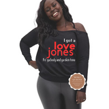 Love Jones Off The Shoulder Sweatshirt