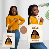 Black Women Tote Bag