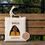 Black Women Tote Bag