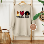 Peace Love Melanin Sweatshirt