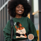 Spiritual Gangster Black Woman Graphic Sweatshirt