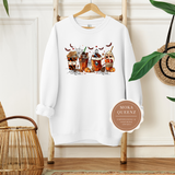 Skeleton Coffee Cups Sweatshirt