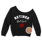 Retired Hot Girl Off The Shoulder Shirt