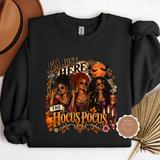 I’m Just Here for the Hocus Pocus Black Girl Halloween Sweatshirt
