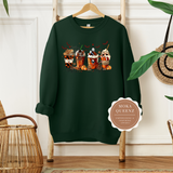 Skeleton Coffee Cups Sweatshirt