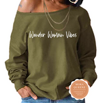 Wonder Woman Off The Shoulder Shirt