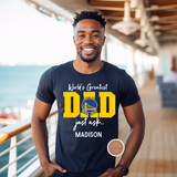 Personalized NBA Dad Shirt – Custom Basketball Team Tee with Kids Names