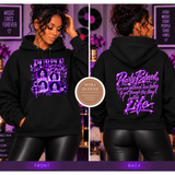 Purple Rain Cropped Hoodie | Women's Music Graphic Hoodie