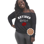 Retired Hot Girl Off The Shoulder Shirt