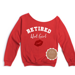 Retired Hot Girl Off The Shoulder Shirt