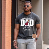 Personalized NBA Dad Shirt – Custom Basketball Team Tee with Kids Names