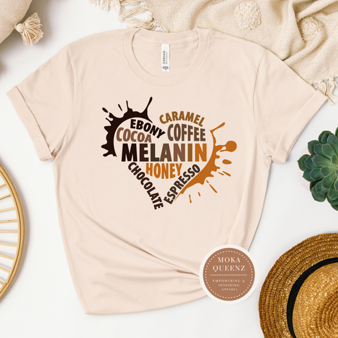 Melanin Heart Shirt