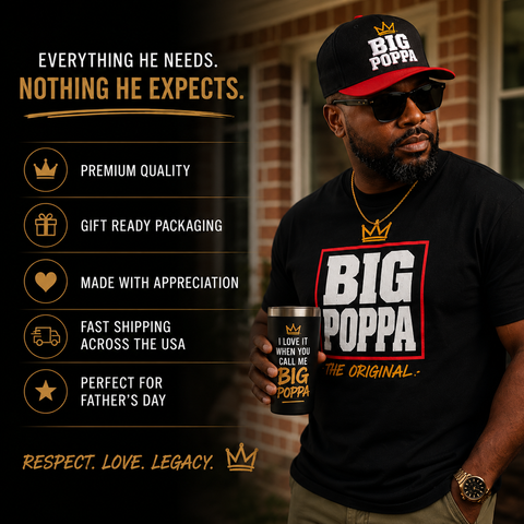 BIG POPPA™ Father's Day Gift Box| Hip Hop Inspired Gift Set for