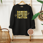 Bamboo Earrings Around the Way Girl Shirt
