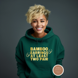 Bamboo Earrings At Least Two Pair Hoodie